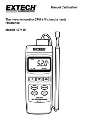 Extech Instruments 407119 Manuel D'utilisation