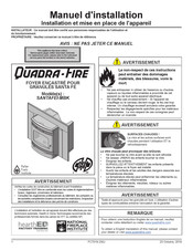 Quadra-Fire SANTAFEI-MBK Manuel D'installation