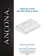 Ancona Slim S2C Manuel De L'utilisateur Et Instructions D'installation