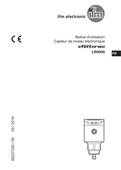 IFM Electronic LR8000 Notice D'utilisation