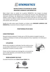 Energetics L 100 Instructions D'utilisation