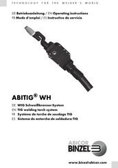 Abicor Binzel ABITIG WH 400WS 1 Mode D'emploi