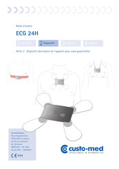 Custo Med Guard Holter ECG 24H Mode D'emploi