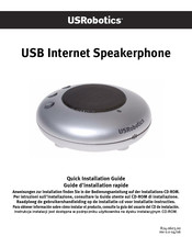 USRobotics USB Internet Speakerphone Guide D'installation Rapide