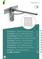 Pressalit R391485 Manuel D'utilisation Et D'entretien