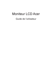 Acer B246WL Guide De L'utilisateur