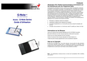 Genius G-Note Série Guide D'utilisation