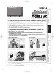 Roland Mobile AC Mode D'emploi