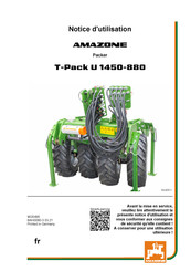 Amazone T-Pack U 1450-880 Notice D'utilisation