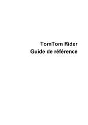 Tomtom Rider Guide De Référence