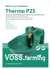 VOSS.farming Thermo P25 Mode D'emploi