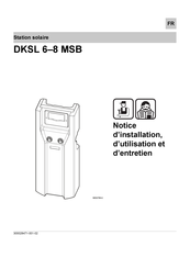 REMEHA DKSL 6-8 MSB Notice D'installation, D'utilisation Et D'entretien