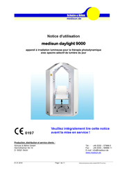 Schulze & Bohm medisun daylight 9000 Notice D'utilisation