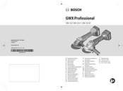 Bosch GWX 18V-10 Professional Notice Originale