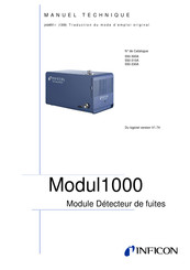 Inficon Modul1000 Manuel Technique