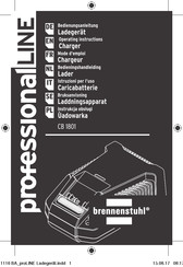 brennenstuhl professionalLINE CB 1801 Mode D'emploi