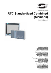 Hach RTC Standardized Combined Manuel D'installation
