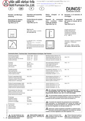 Dungs DSLC px Vx Notice D'emploi Et De Montage