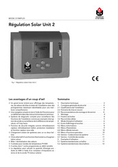 ACV Solar Unit 2 Mode D'emploi