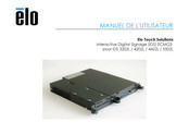 Elo Touch Solutions ECMG3 Manuel De L'utilisateur