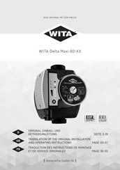 WITA Delta MAXI 80 PWM Traduction Des Instructions De Service D'origine