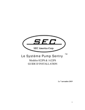 SEC Pump Sentry 1622PS Guide D'installation