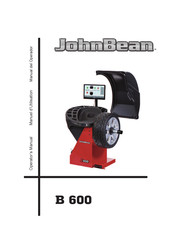 Snap-on Equipment JohnBean B600 Manuel D'utilisation