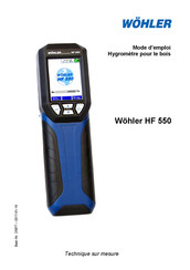 Wohler HF 550 Mode D'emploi