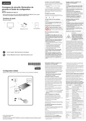 Lenovo MIIX 520-12IKB Consignes De Sécurité, Déclaration De Garantie Et Guide De Configuration