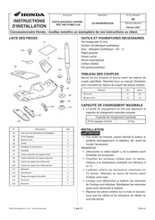 Honda 08L70-MKC-L00 Instructions D'installation