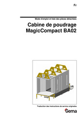 Gema MagicCompact BA02 Mode D'emploi Et Liste Des Pièces Détachées