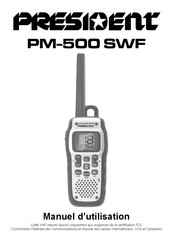 PRESIDENT PM-500 SWF Manuel D'utilisation