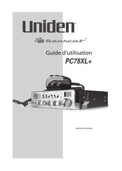 Uniden Bearcat PC78XL+ Guide D'utilisation