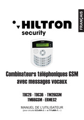 Hiltron security TM26GSM Manuel De L'utilisateur