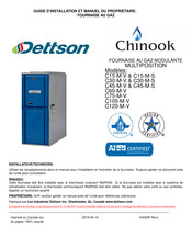 Dettson Chinook C15-M-V Guide D'installation Et Manuel Du Propriétaire