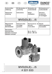 Dungs MVDLE 2050/5 Notice D'utilisation