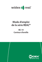 Widex REAL RE-19 Mode D'emploi