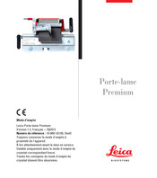 Leica BIOSYSTEMS Porte-lame Premium Mode D'emploi