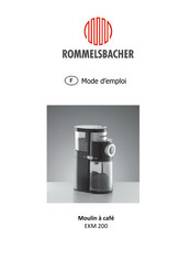 Rommelsbacher EKM 200 Mode D'emploi