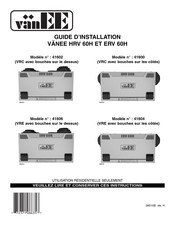 vanEE 41604 Guide D'installation