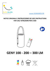 SUN AMEX GENY 300 LM Notice Originale