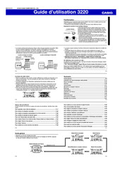 Casio 3220 Guide D'utilisation