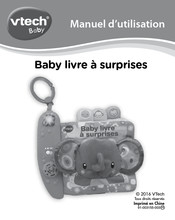 VTech baby Baby livre à surprises Manuel D'utilisation