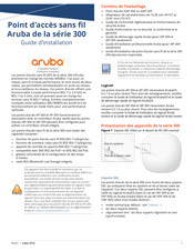 Aruba 300 Série Guide D'installation