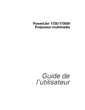 Epson PowerLite 1725 Guide De L'utilisateur
