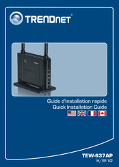 Trendnet TEW-637AP Guide D'installation Rapide