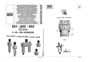 Asco 652 Instructions D'installation Et De Maintenance