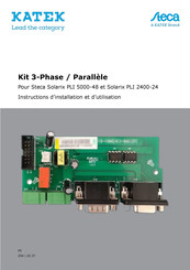 KATEK Steca Kit 3-Phase Instructions D'installation Et D'utilisation