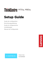Lenovo TninkCentre M70q Guide De Configuration