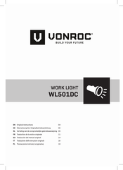 VONROC WL501DC Traduction De La Notice Originale